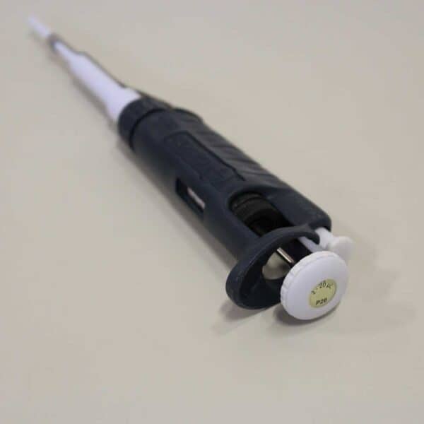 Pipet 2-20 µL GILSON PIPETMAN P20, enkele kanaal micro-pipet, regelbaar volume