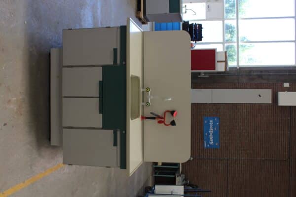 Eiland Tafel Opstelling met 4 Ladekasten en Kop Spoelunit