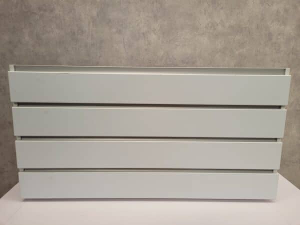 S+B  Plintkast laag 4 lade IJsblauw  1200