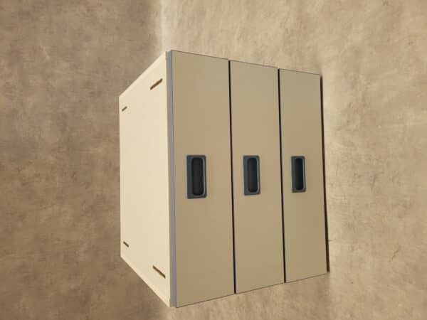 Vinitex  3 Lade kast  laag  Wit