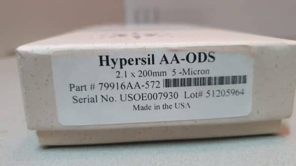 Agilent Hypersil AA-ODS, 5 µm, 2.1 x 200 mm Kolom