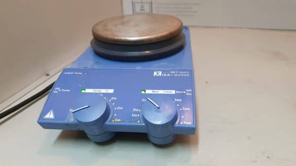 IKA RET magneetroerder met verwarming met RVS top plate