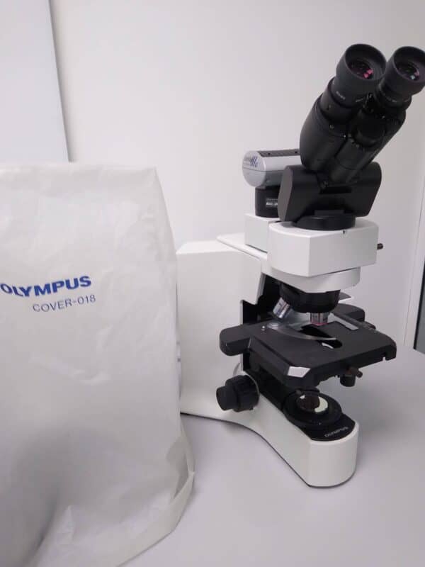 Olympus BX41 Binoculaire Biologische Microscoop met Camera