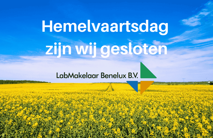 Hemelvaartsdag gesloten