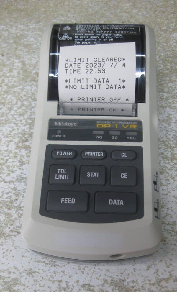 Mitutoyo OP-1 VR Digmatic Mini-Processor Balans Printer