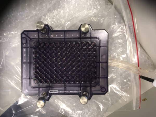 Bio-rad 96-well Bio-Dot Microfiltratie Apparaat