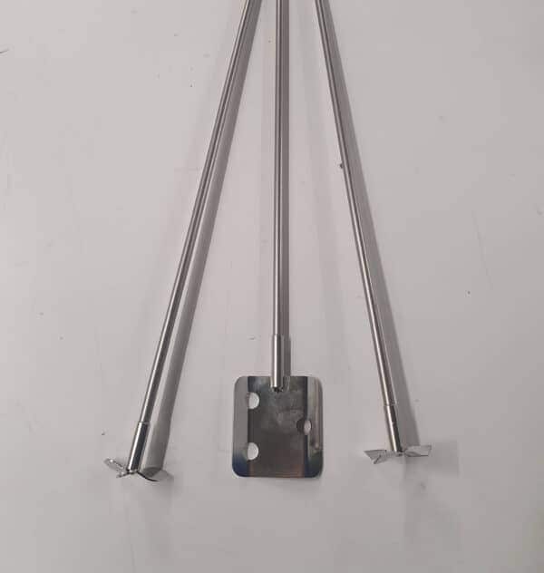 Roeras voor bovenroerders set van 3 stuks