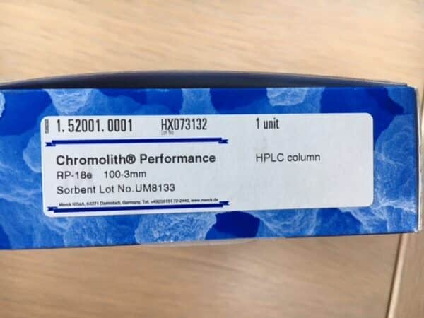 MilliporeSigma Chromolith Performance RP-18 Endcapped HPLC-kolom