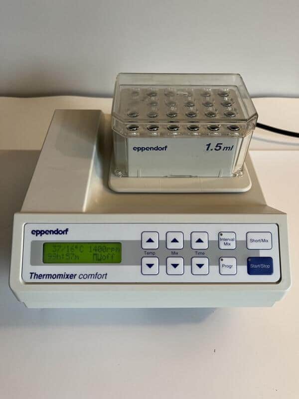Eppendorf ThermoMixer Comfort Schuddend Verwarmingsblok