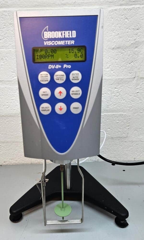 Brookfield rvdv-II+ pro rheometer met gecoate LV spindels