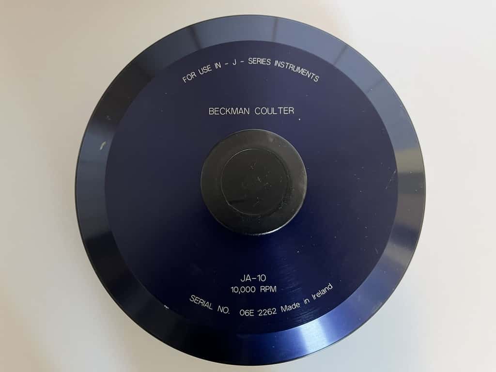 Beckman Coulter JA-10 fixed angle centrifuge rotor (1)