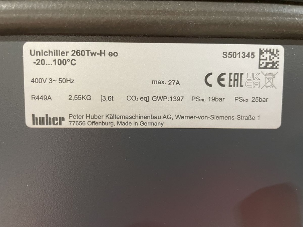 Huber Unichiller 260Tw-H4 eo Chiller 26Kw Pilot ONE (5)