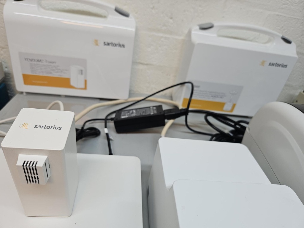Sartorius mca6.6s-2ceu-M microbalans met YDP30 premium GLP printer, VF988 pipet calibration kit en YMC20MC toren en climate module (3)