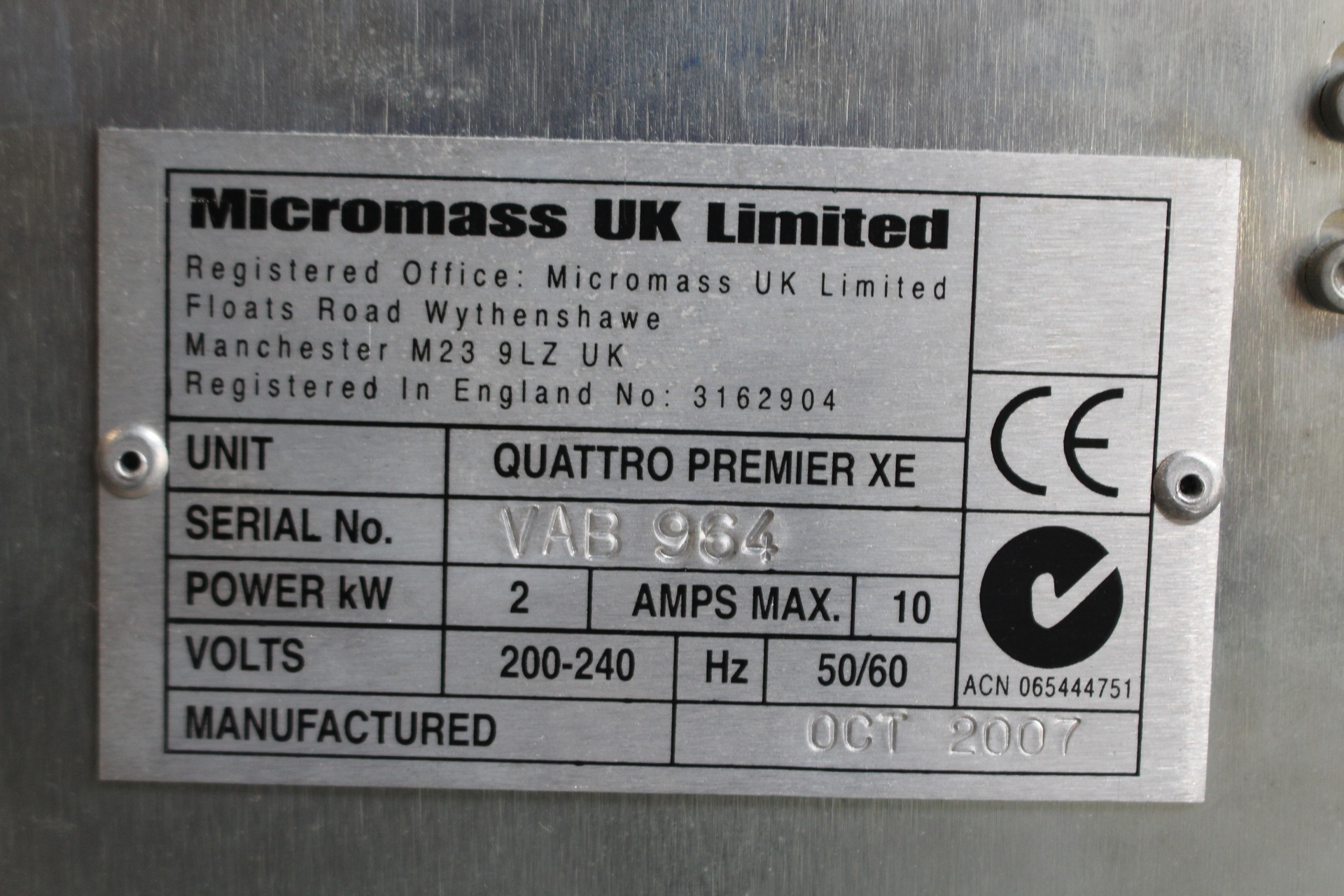 52279-IC-29186-Waters-Micromass-Quattro-Premier-XE-Massa-Spectrometer-1