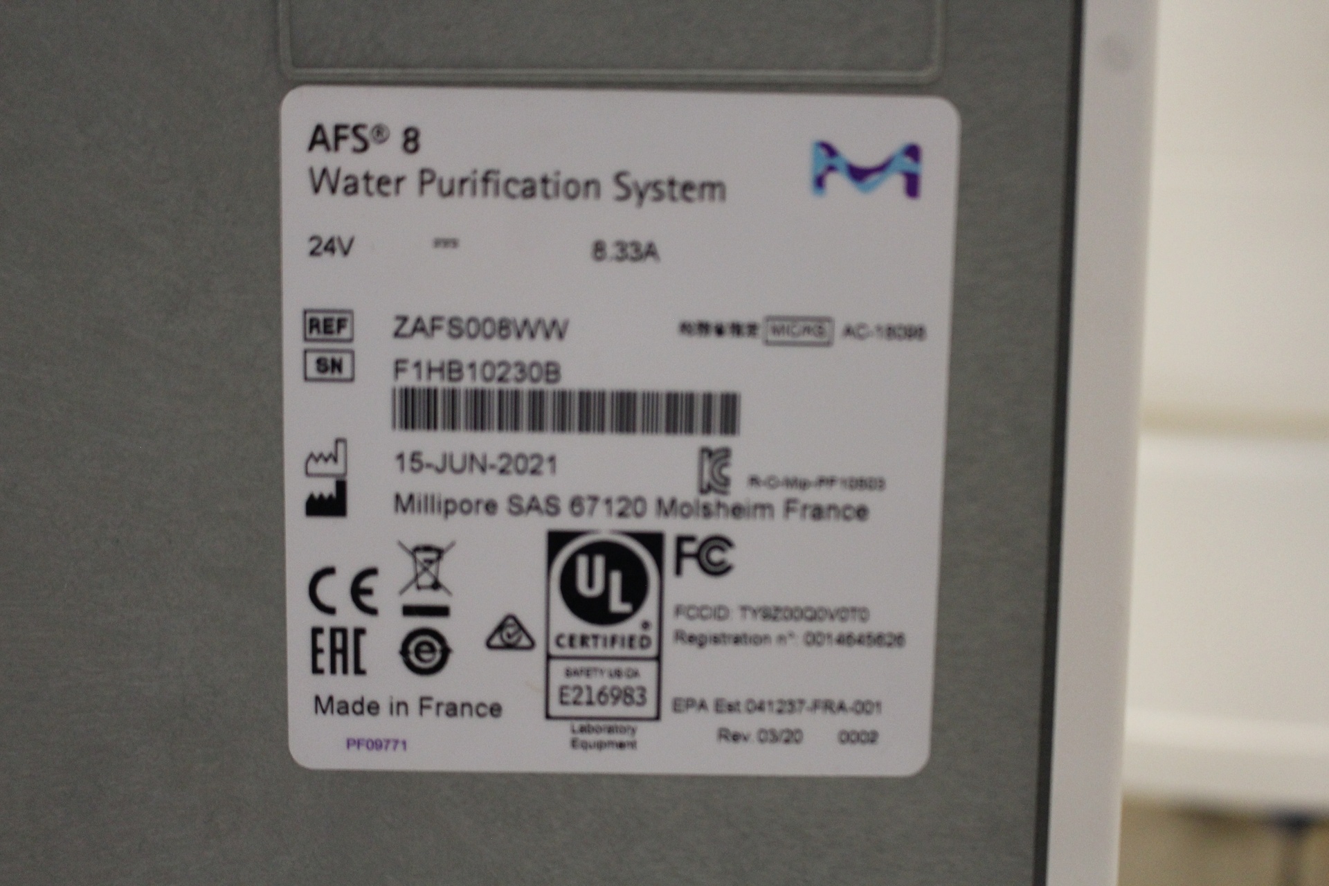 52577-LM-29484-Millipore-AFS-8-Waterzuiveringssysteem-2