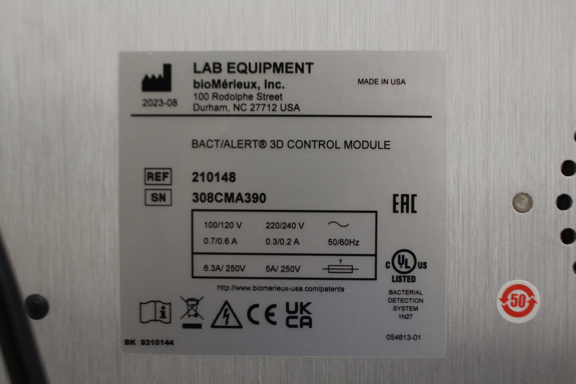 52758-LM-29665-Biom-rieux-Bact-Alert-3D-Dual-T-Geautomatiseerd-Microbieel-Detectiesysteem